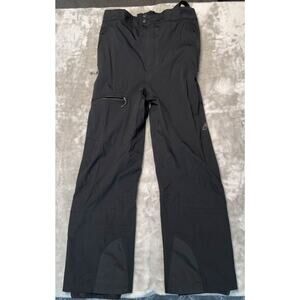 Cloudveil Black Softshell Snow Ski Bib Pants Mens Size L